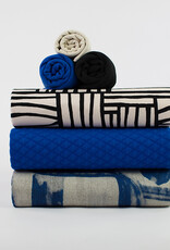 See You at Six Matelassé Piqué Tricot - Surf The Web - Blauw