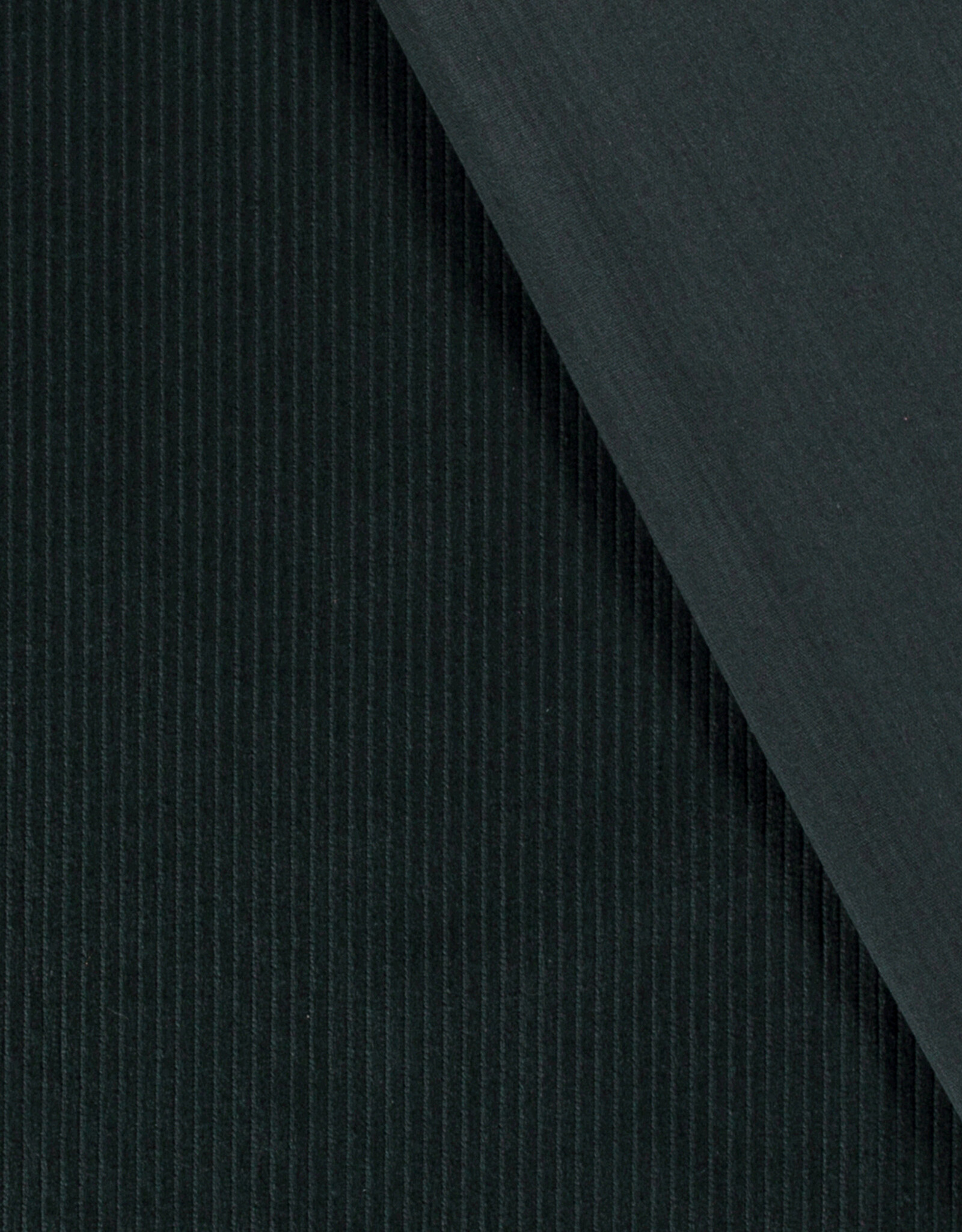 Corduroy - Brede Rib - Donker Groen