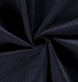 Corduroy - Brede Rib - Donker Blauw