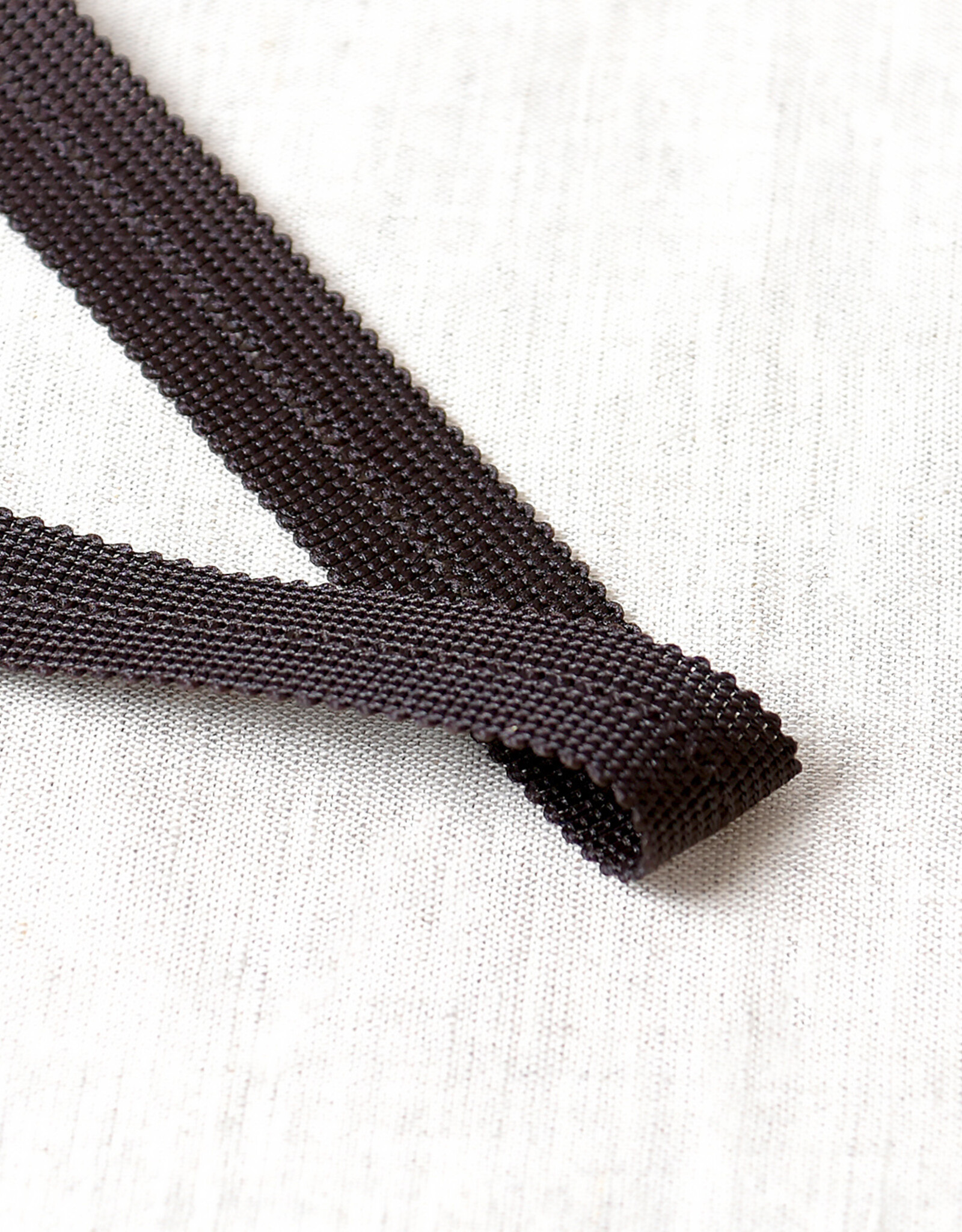 Fijne Tres biais band - Dark Brown