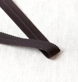 Fijne Tres biais band - Dark Brown