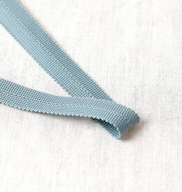 Fijne Tres biais band - Licht Jeansblauw