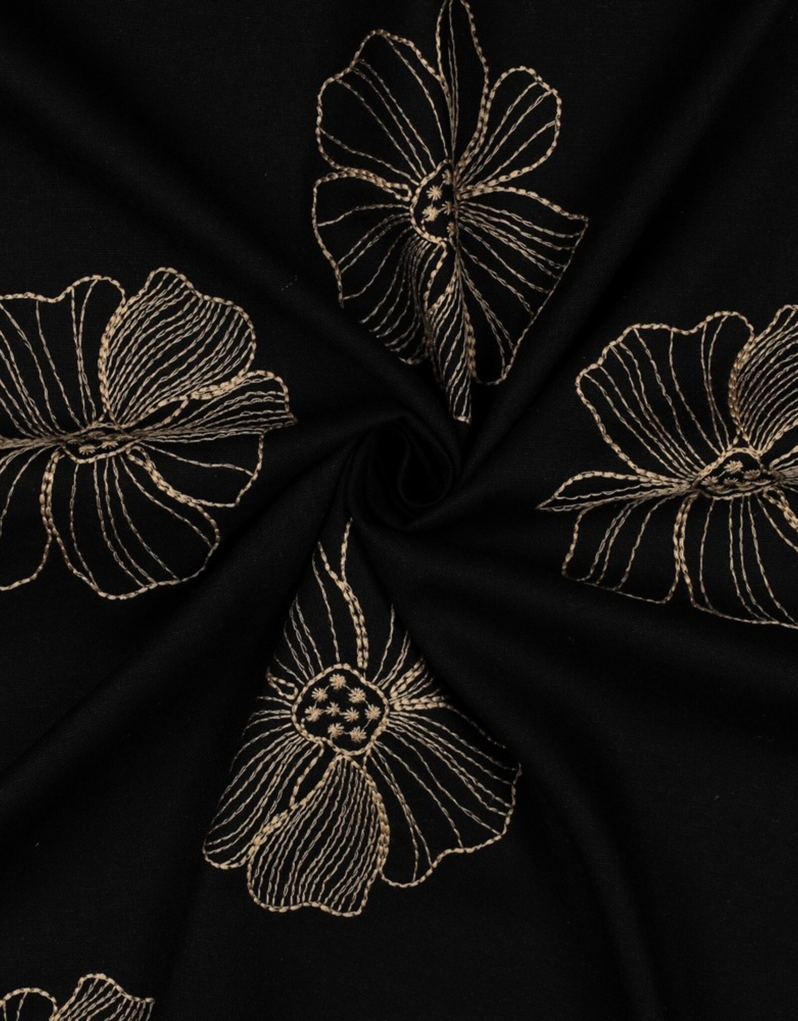 Linnen Viscose - Black Beauty