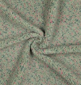 Teddy - mint met spikkel