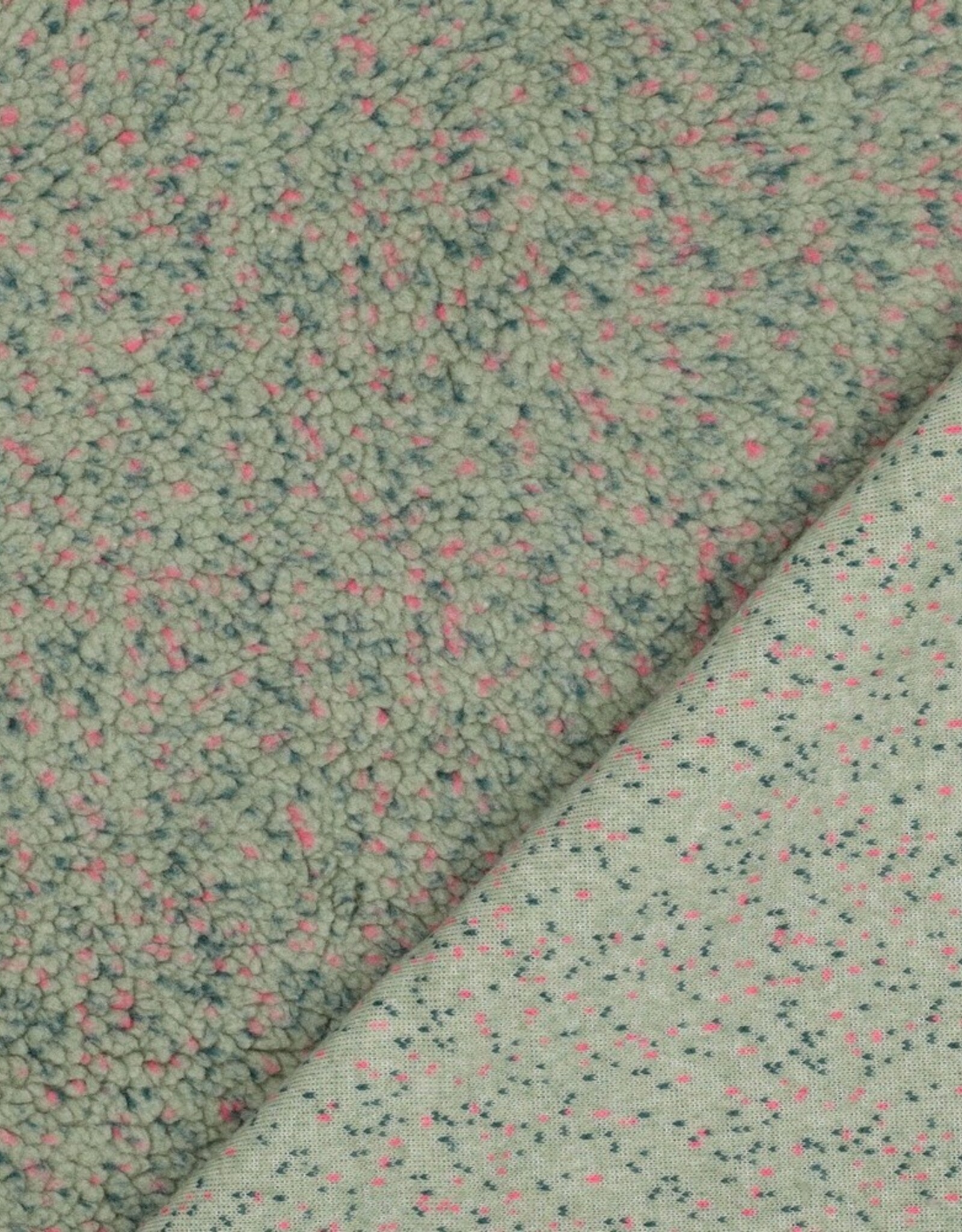 Teddy - mint met spikkel