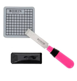 Knoopsgat Mes en Matje - 13mm roze