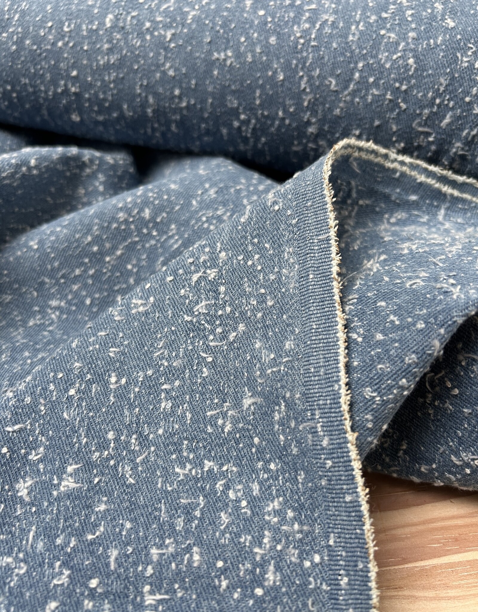 Structure Denim Jeans - Mid Blue