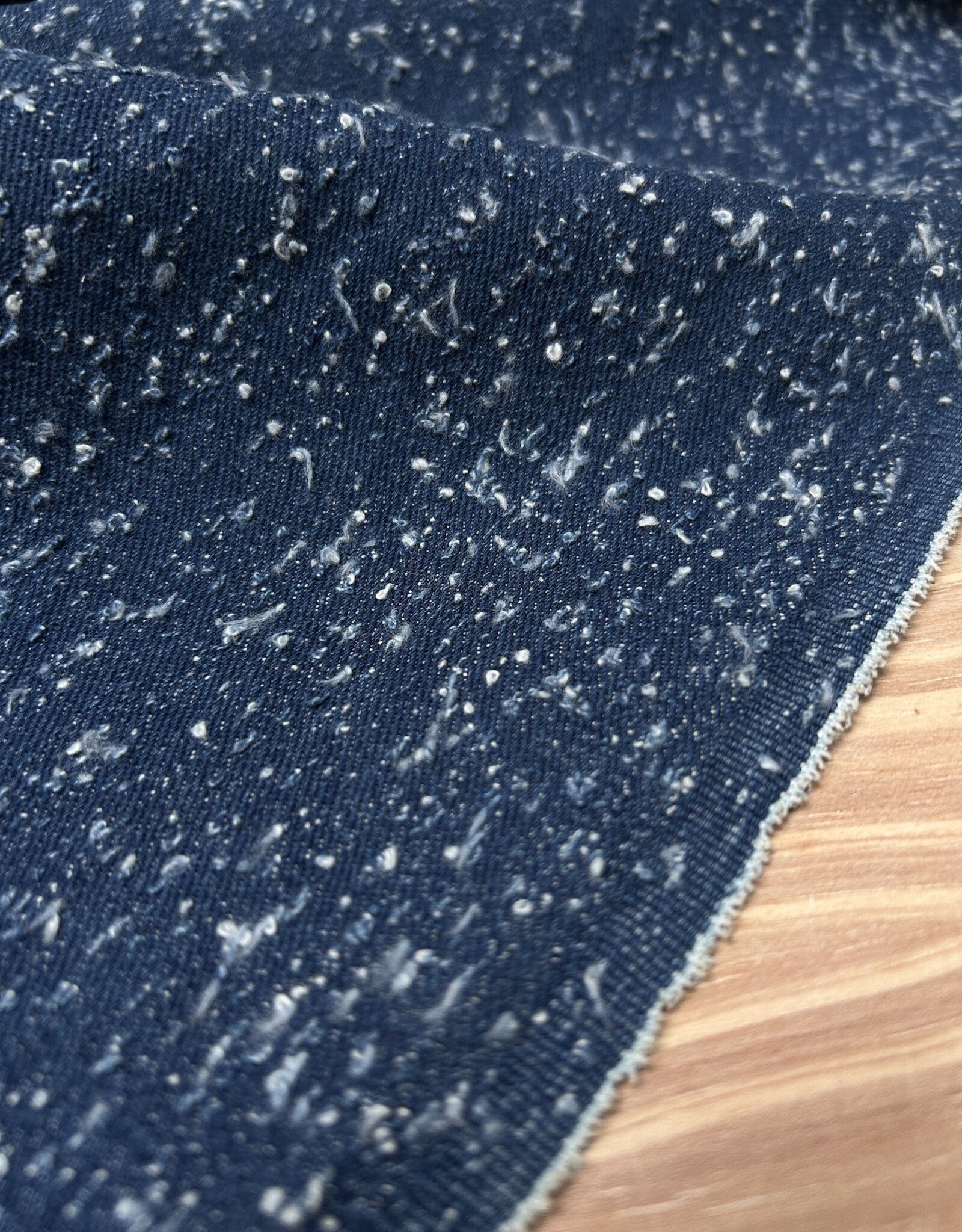 Structure Denim Jeans - Darker Blue