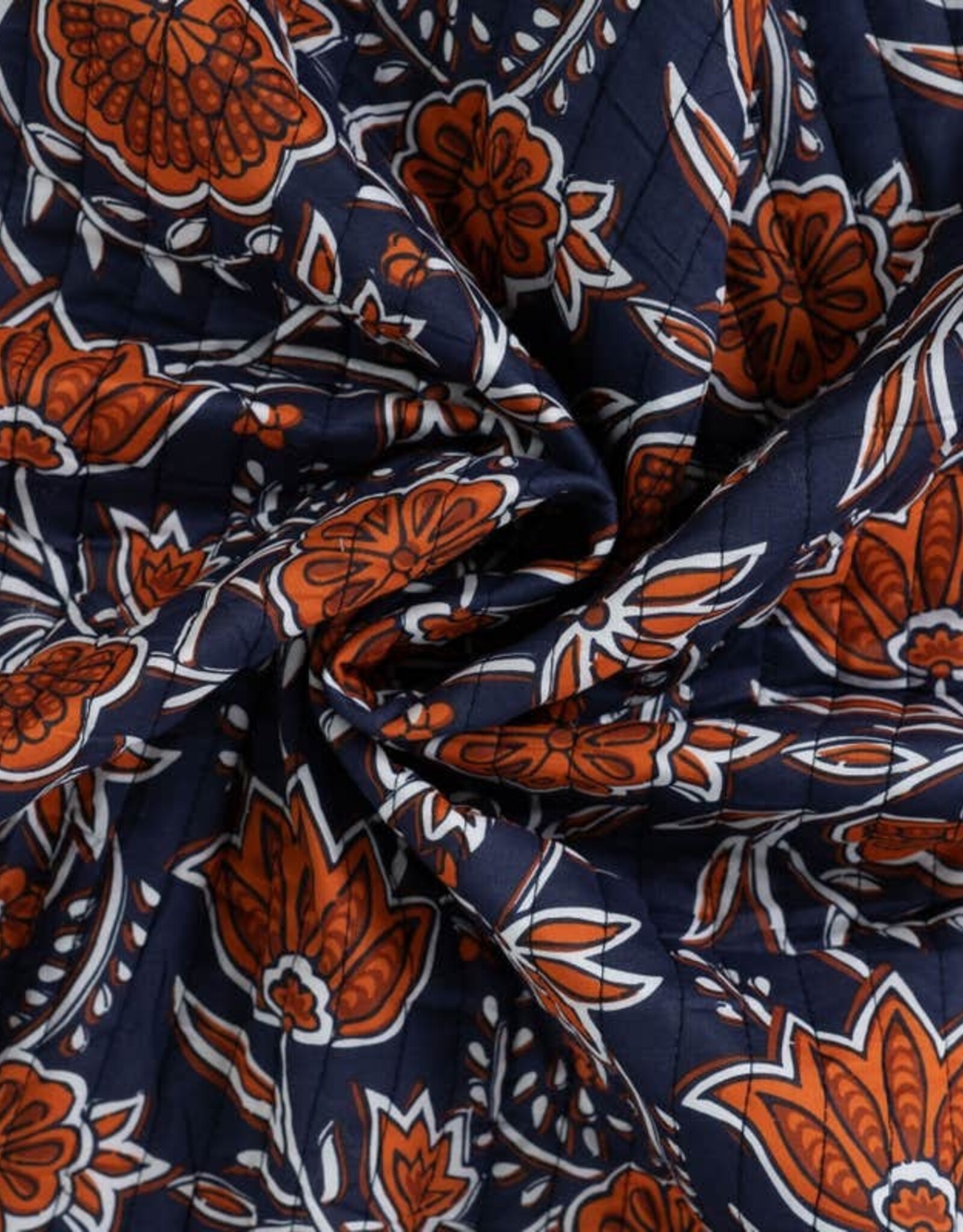 Stepper katoen - Blue Flowers