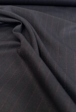 Geweven Bamboo Stripes - Blue en Bordeaux