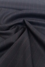 Geweven Bamboo Stripes - Blue en Bordeaux