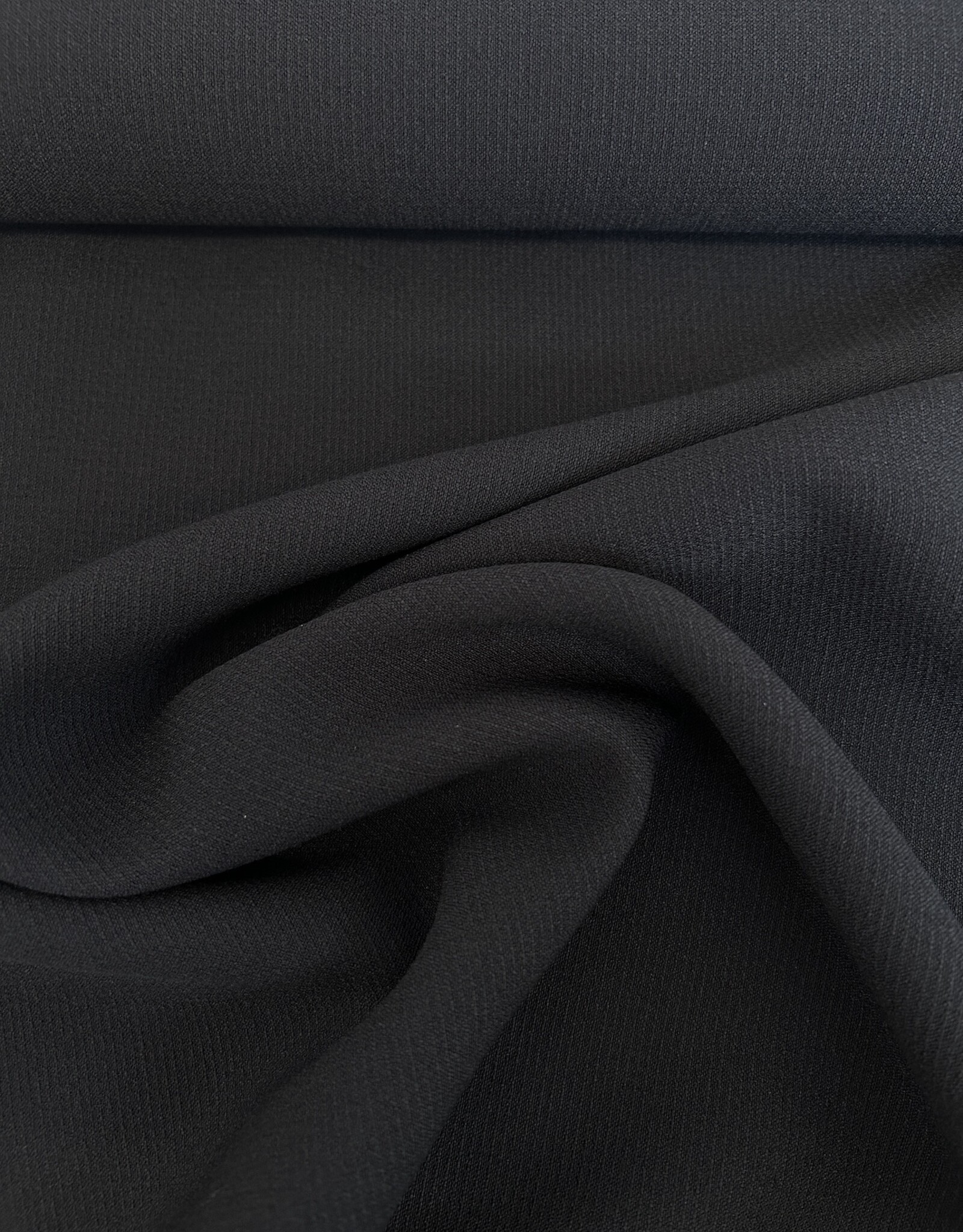 Viscose Crêpe Broekenstof - Zwart