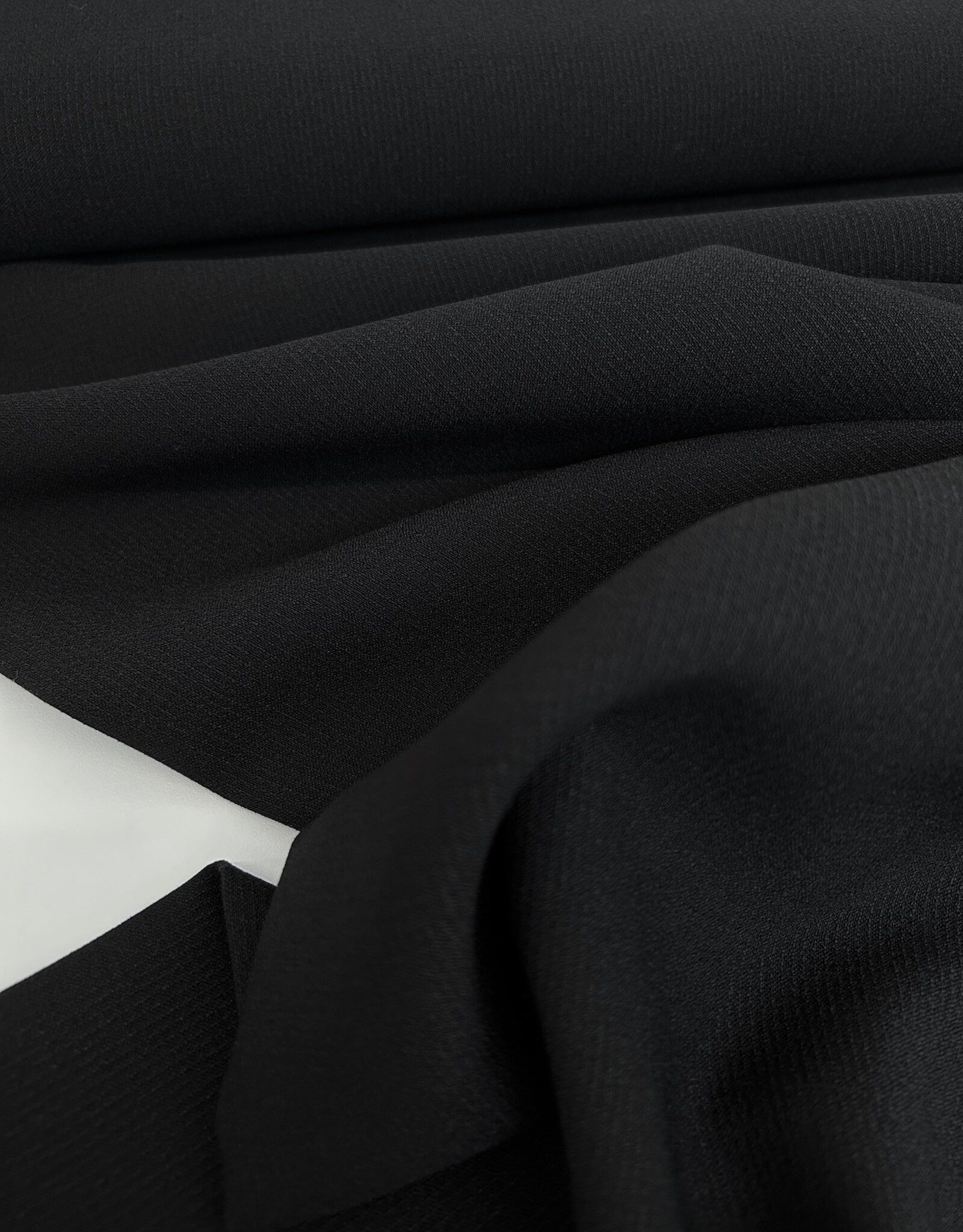 Viscose Crêpe Broekenstof - Zwart