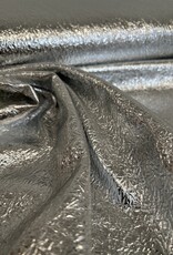 Fibre Mood Woven Foil Cracked - Mereya - Zilver