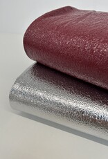 Fibre Mood Woven Foil Cracked - Esme - Bordeaux