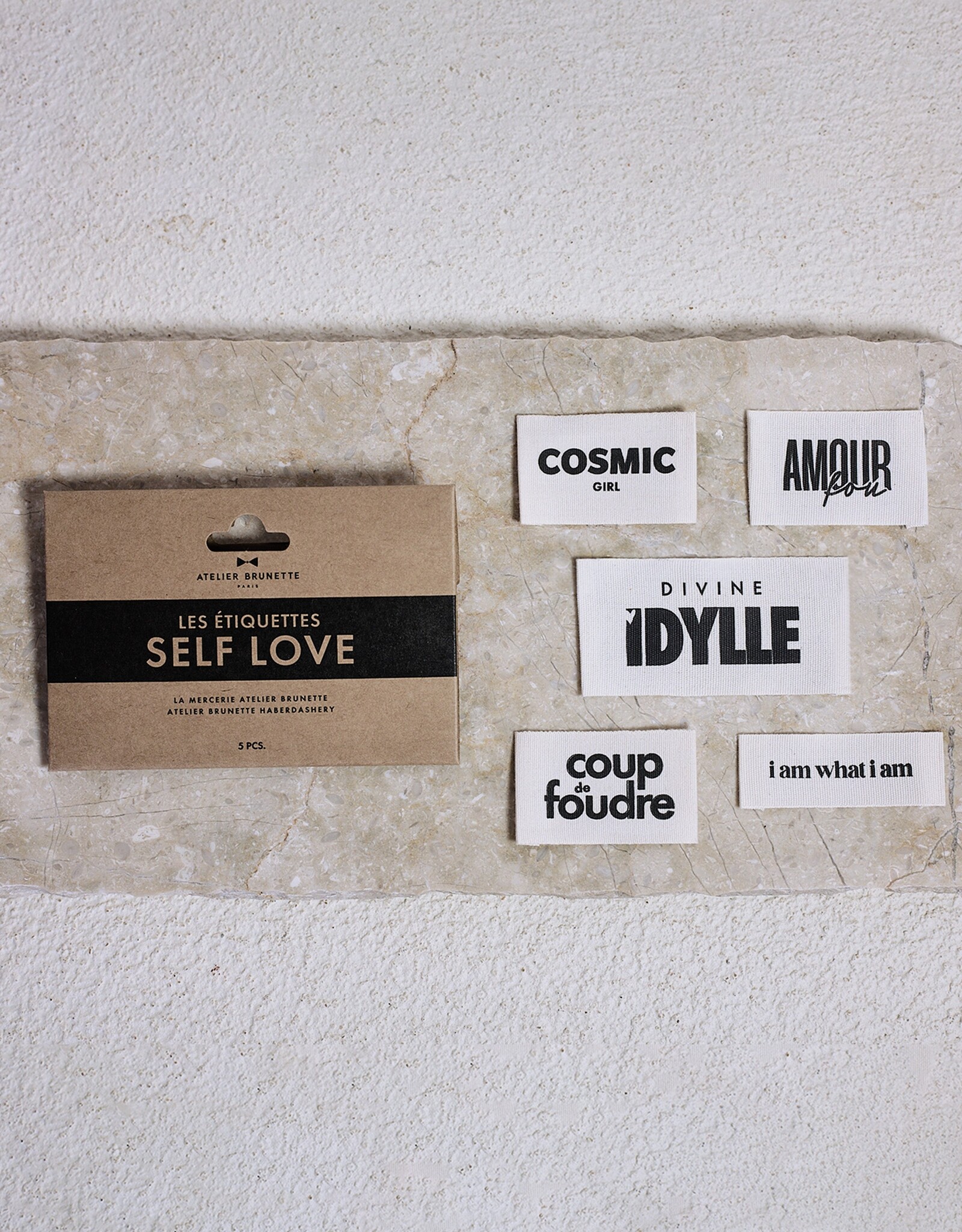 Atelier Brunette Naailabels - Self Love