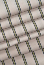 Atelier Brunette Cotton Fabric "Weave Line Milky Clay"