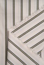 Atelier Brunette Cotton Fabric "Weave Line Milky Clay"