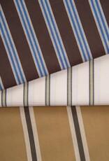 Atelier Brunette Cotton Fabric "Weave Line Iced Mocha"