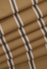 Atelier Brunette Cotton Fabric "Weave Line Iced Mocha"