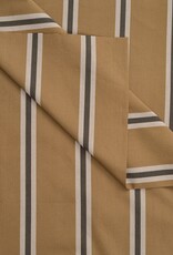 Atelier Brunette Cotton Fabric "Weave Line Iced Mocha"