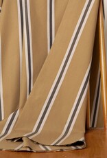 Atelier Brunette Cotton Fabric "Weave Line Iced Mocha"