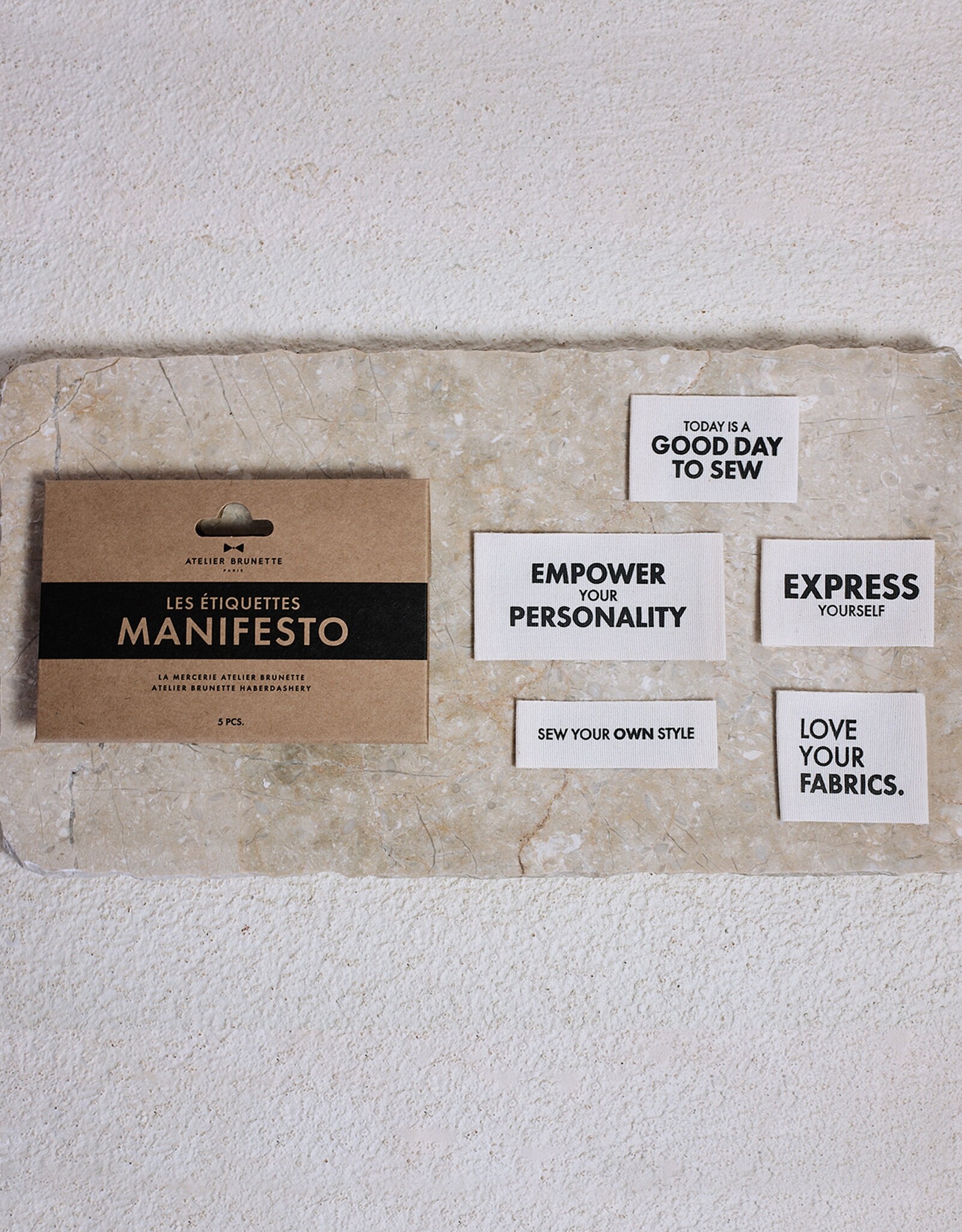 Atelier Brunette Naailabels - Manifesto