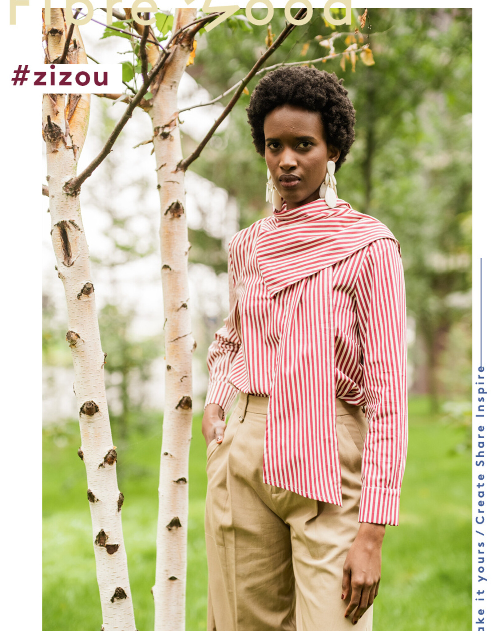 Fibre Mood Poplin Stripes - Zizou