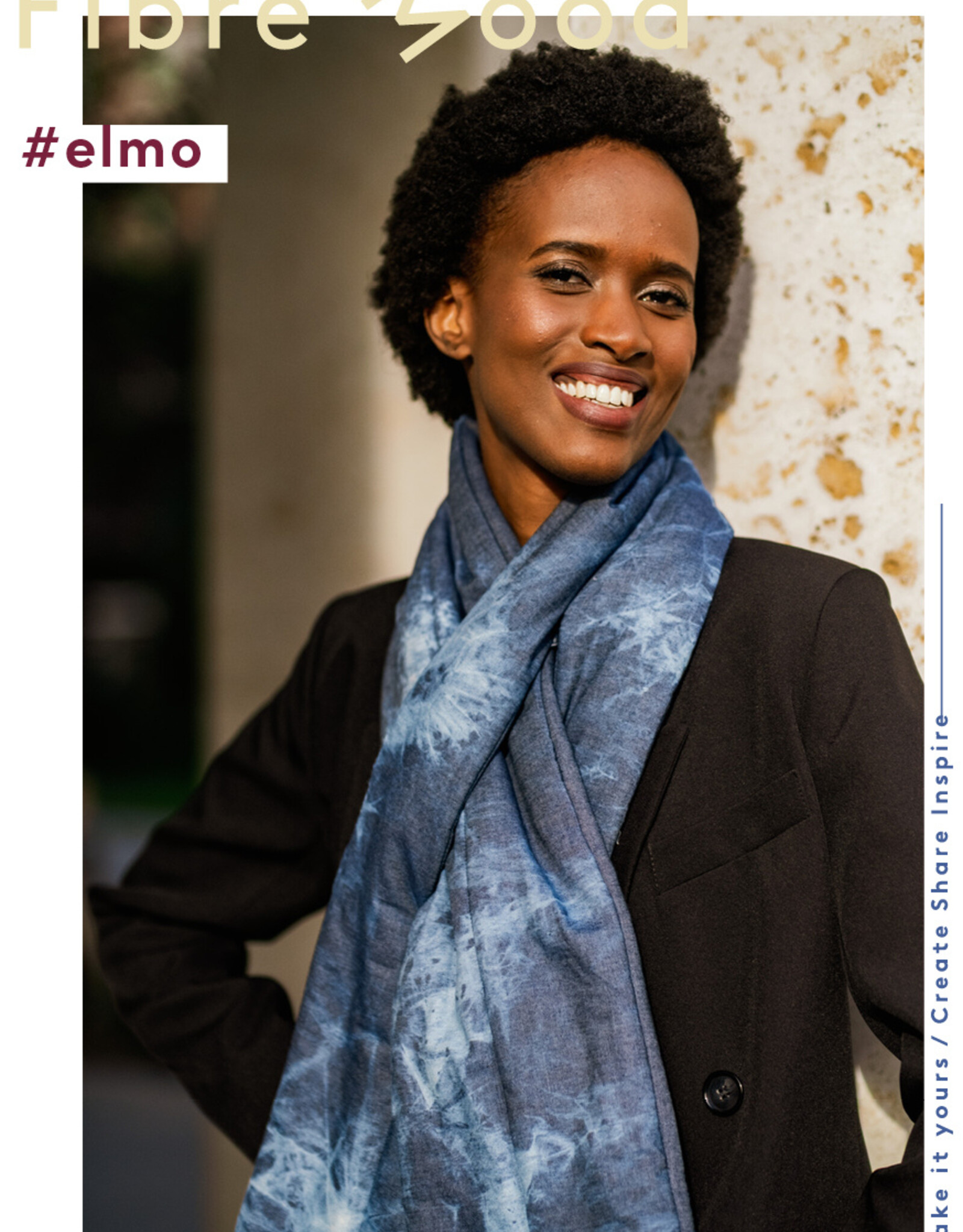 Fibre Mood Stepper katoen - Denim - Elmo