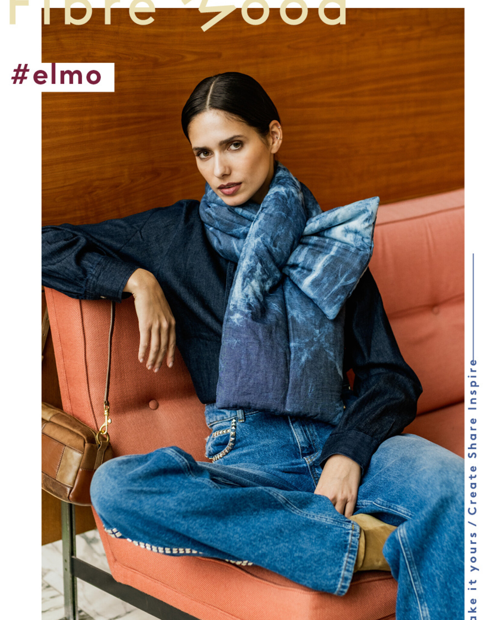 Fibre Mood Stepper katoen - Denim - Elmo