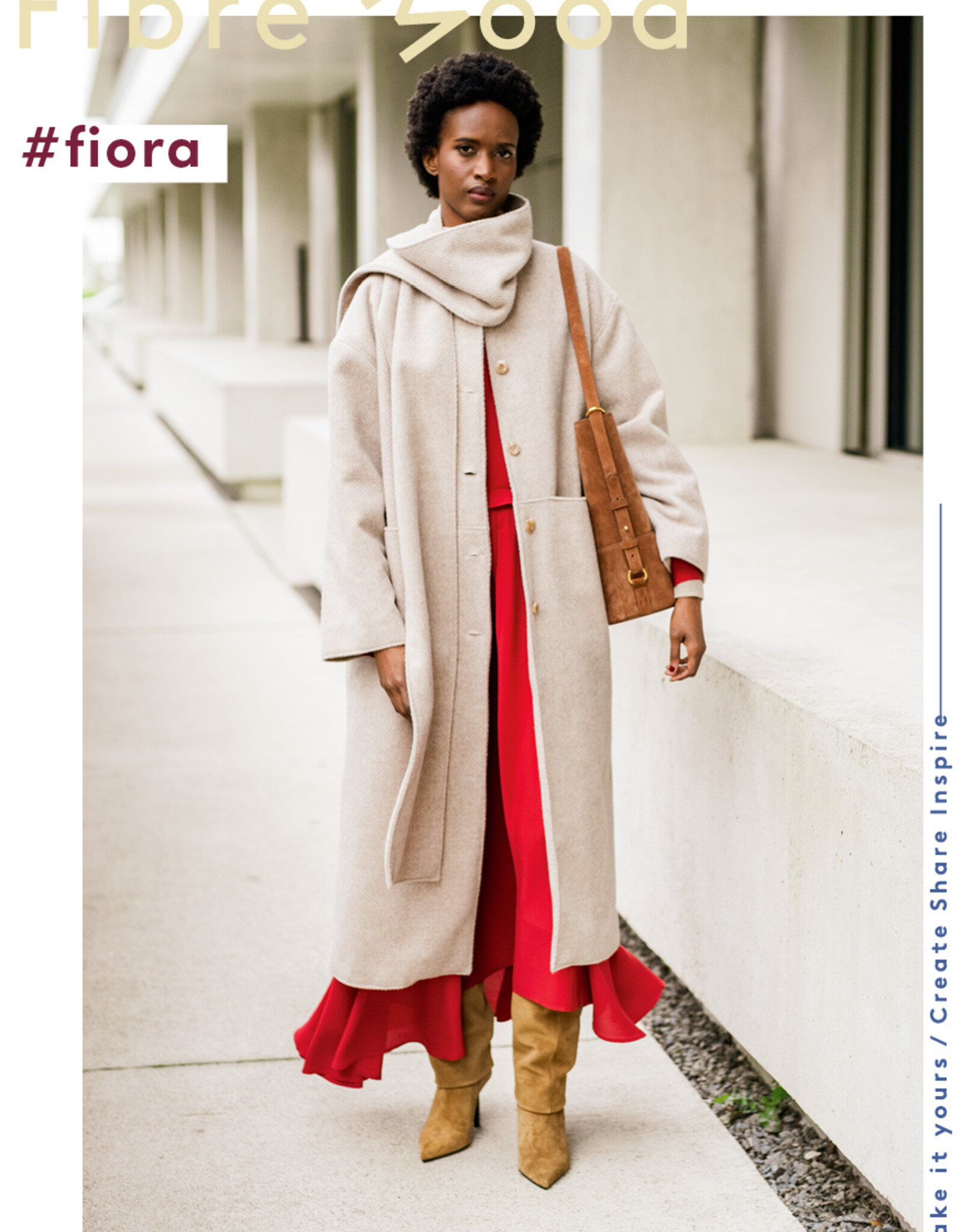 Fibre Mood Mantelstof - Brushed - Fiora