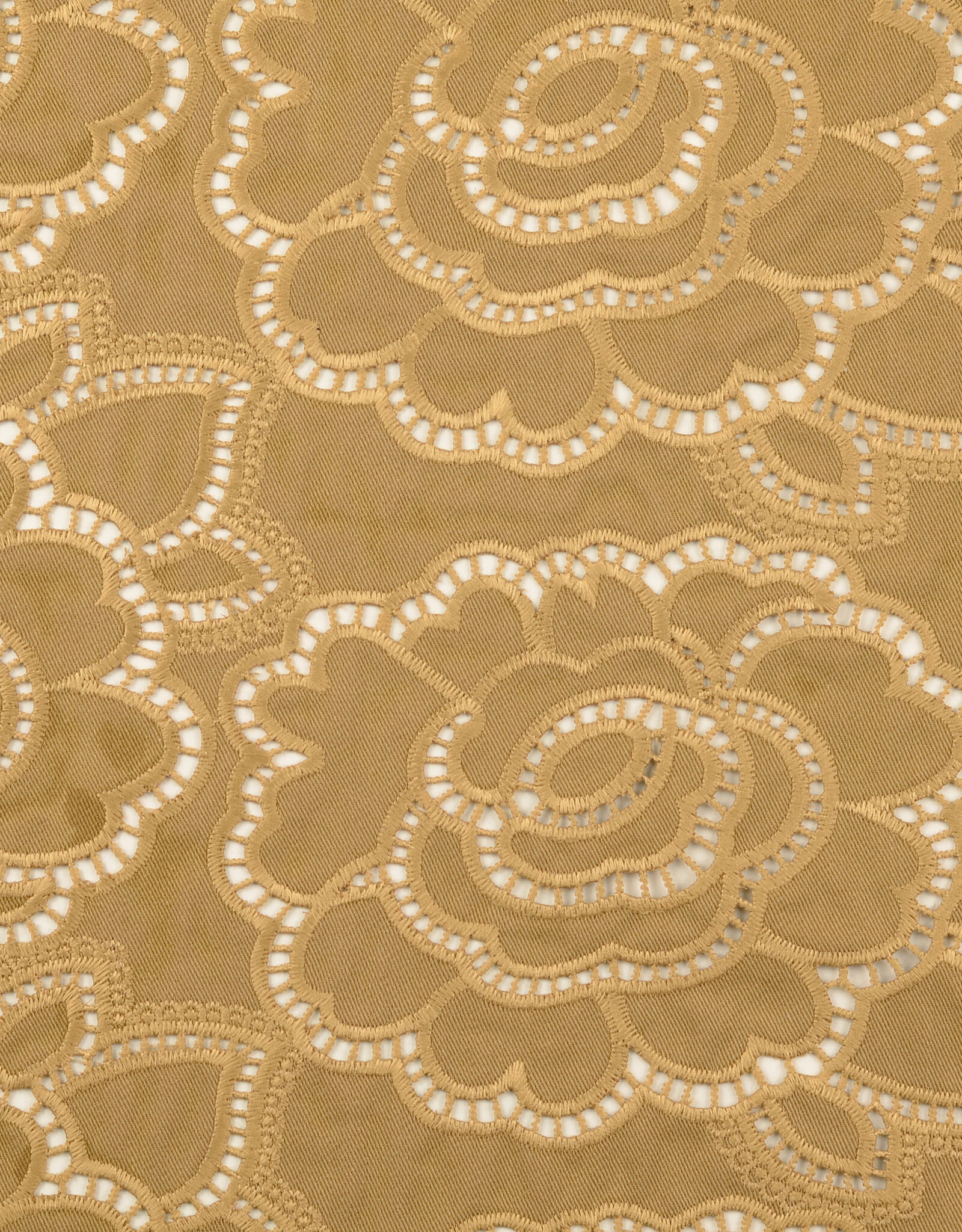 Gabardine Embroderie - Black - Copy