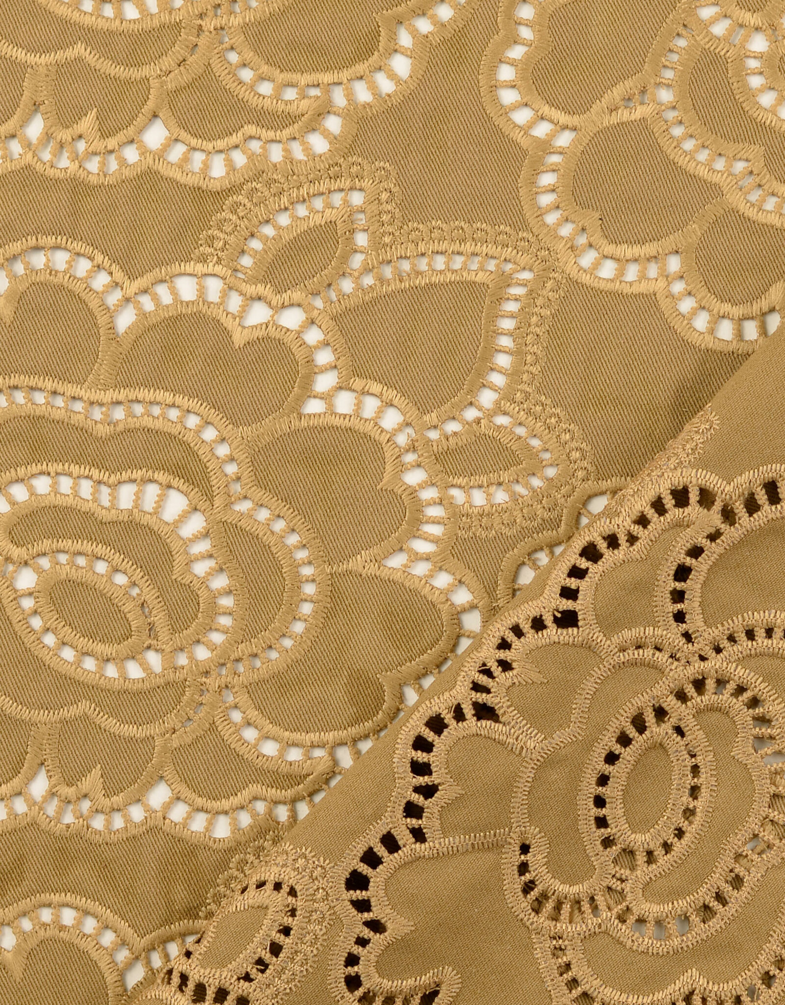 Gabardine Embroderie - Black - Copy