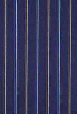 Jeans - Striped - Blue & Brown