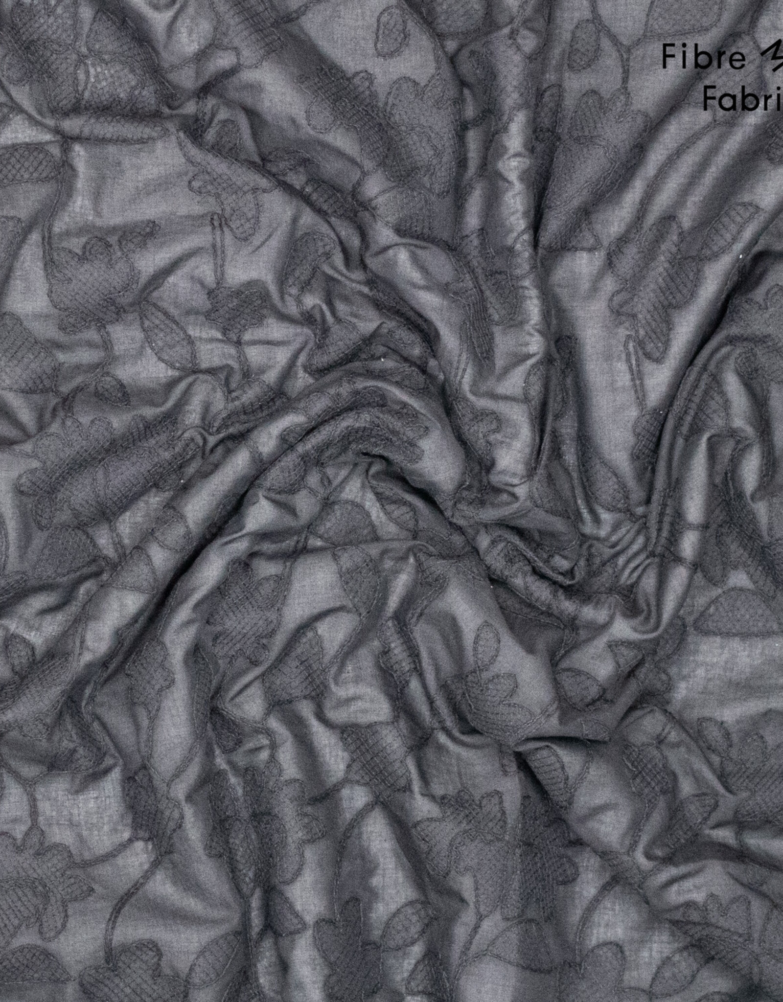 Fibre Mood Poplin Broderie - Samira