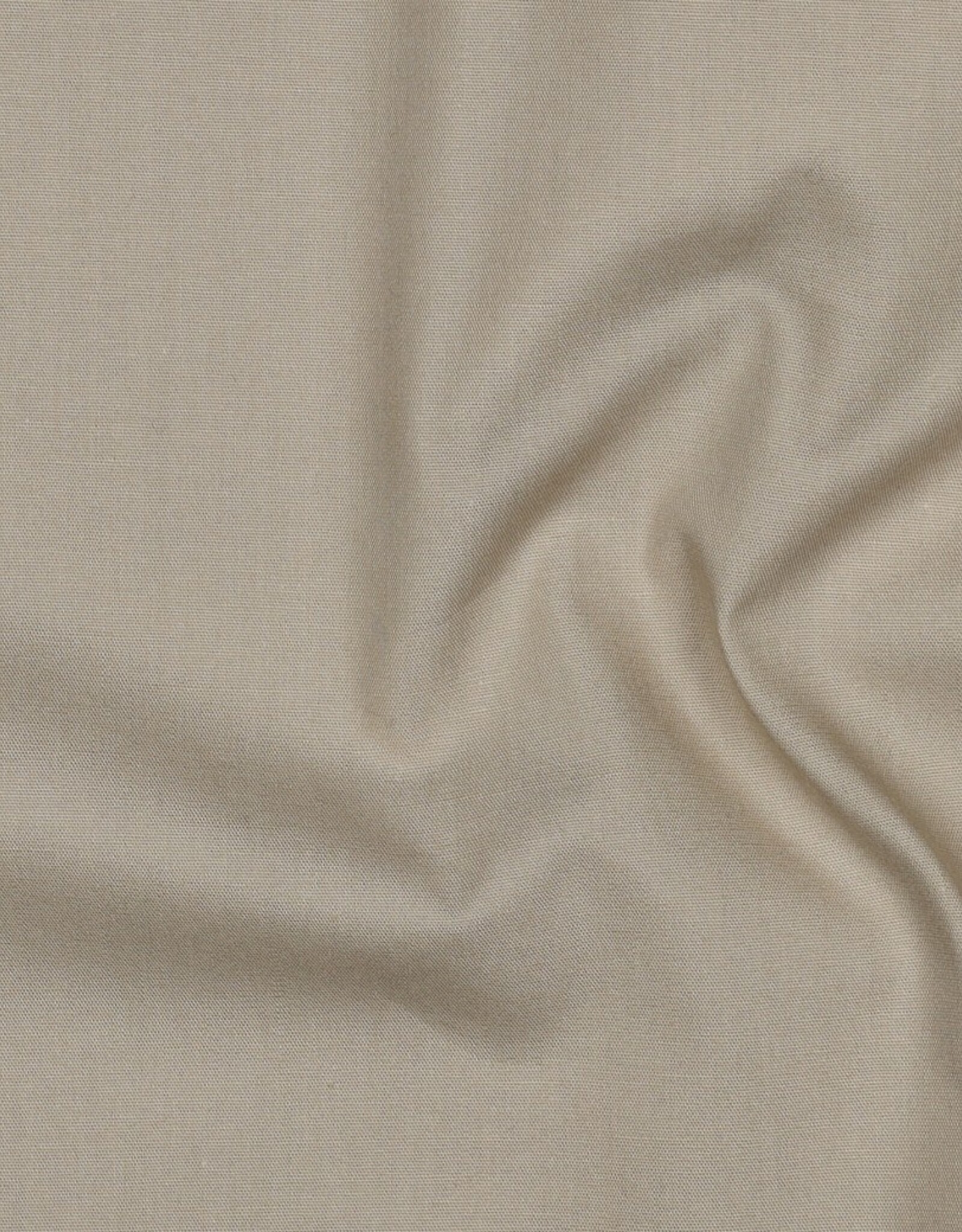 Katoen - Effen - Zand