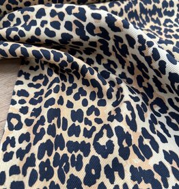 Canvas twill katoen - Panter Spots