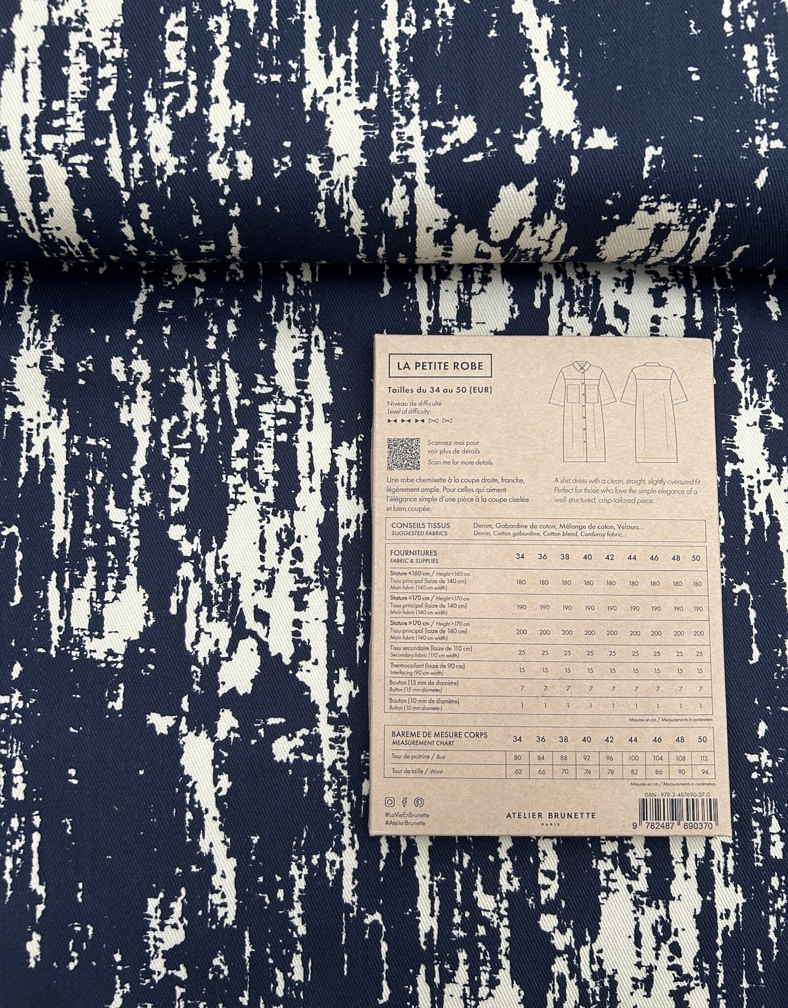 Canvas twill katoen - Tree Bark