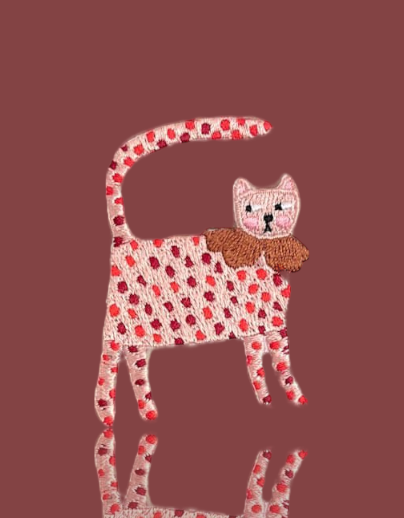 Strijkapplicatie - Dotty Cat