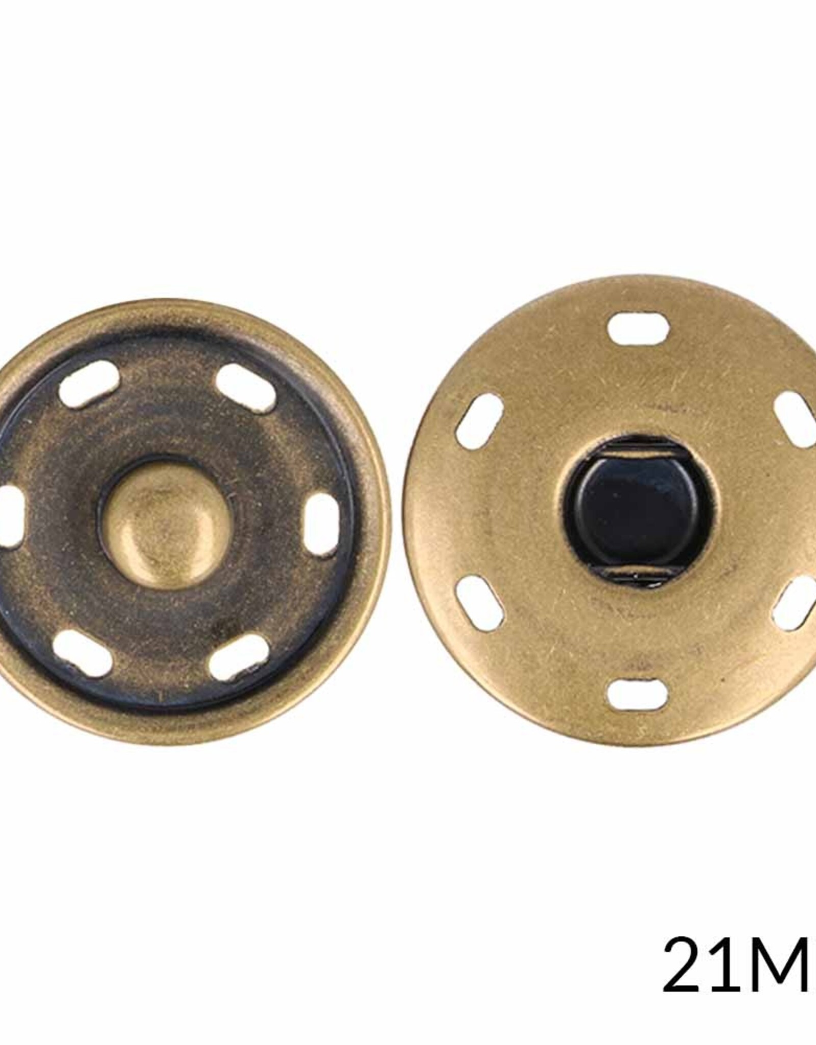 Drukknoop - maat 21mm