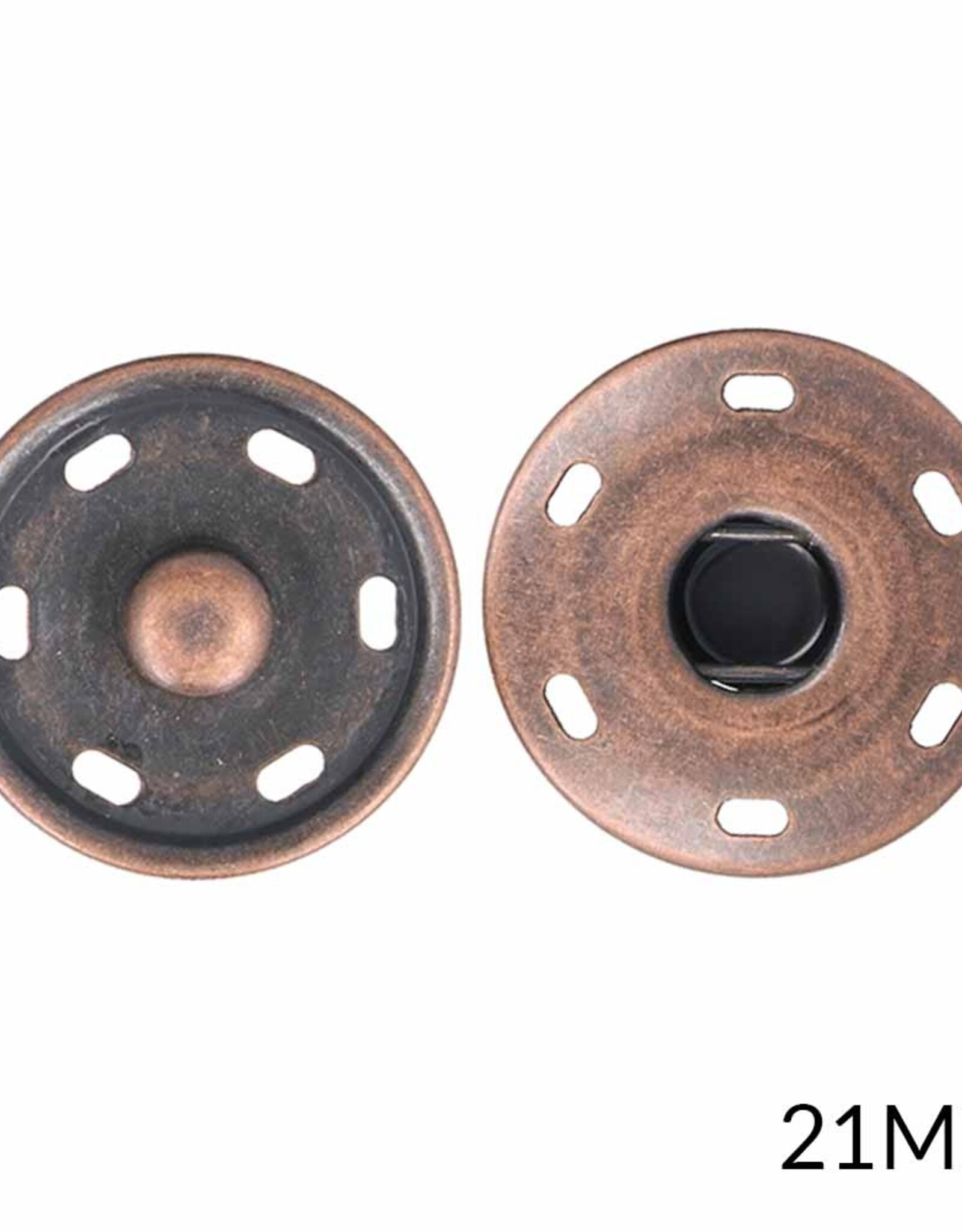 Drukknoop - maat 21mm