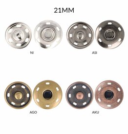 Drukknoop - maat 21mm