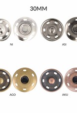 Drukknoop - maat 30mm