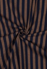 Katoen Streep - Yarn Dyed - Navy