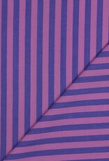 Katoen Streep - Yarn Dyed - Kobalt