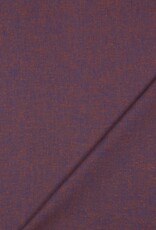 Linnen Katoen - Blue Brown Melee