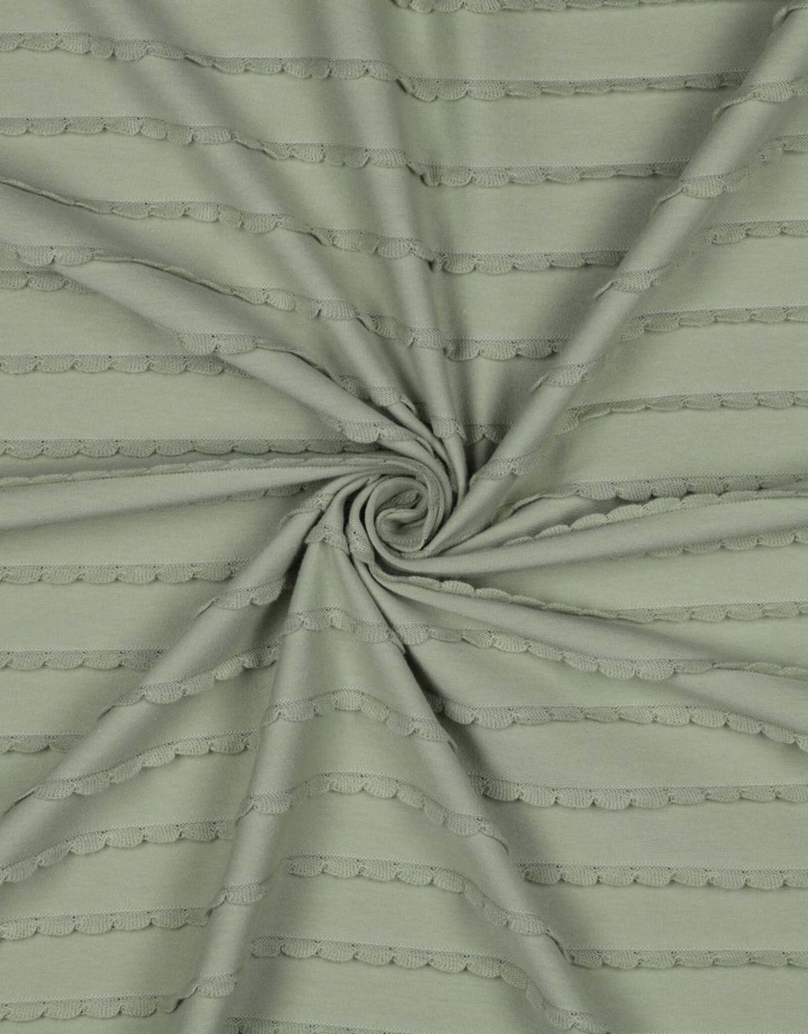 Tricot Schulpjes - Sage Green