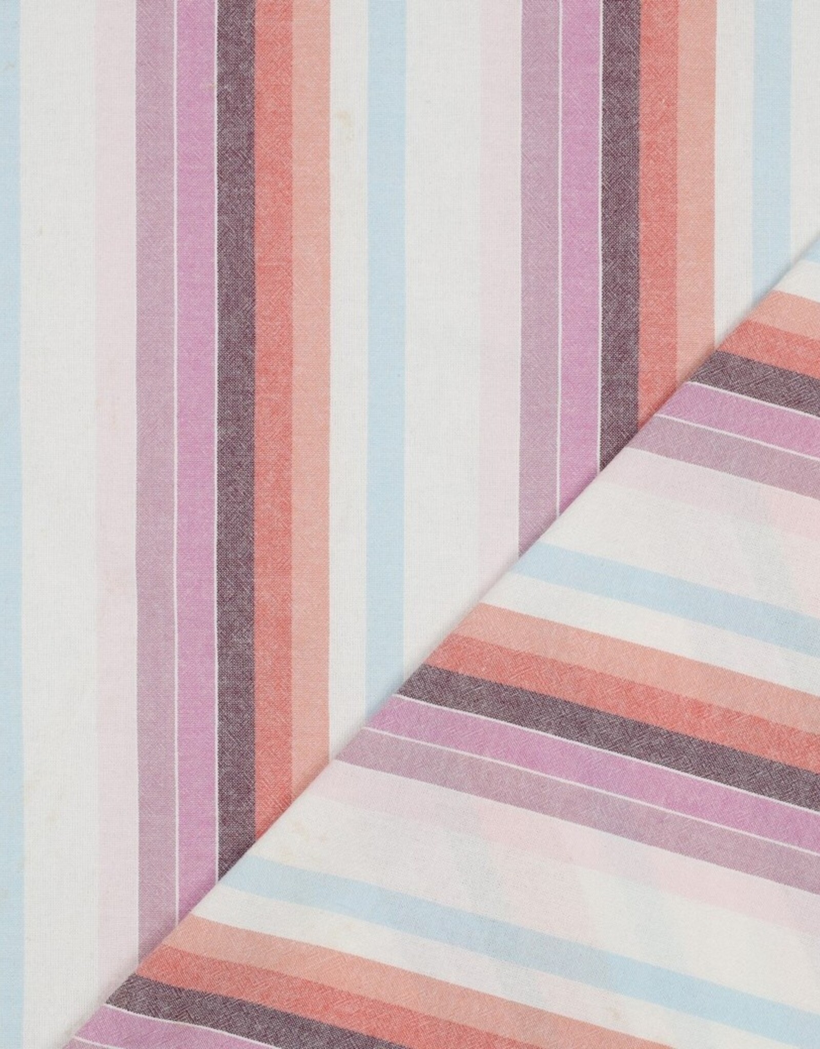 Katoen Streep - Multicolor