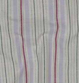 Katoen Streep - Lilac & Silver
