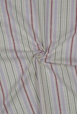 Katoen Streep - Lilac & Silver